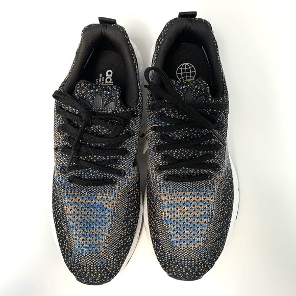 Adidas Swift Run 22 Running Mens Size 8 Black Orange Rush GZ3508 - Picture 2 of 8